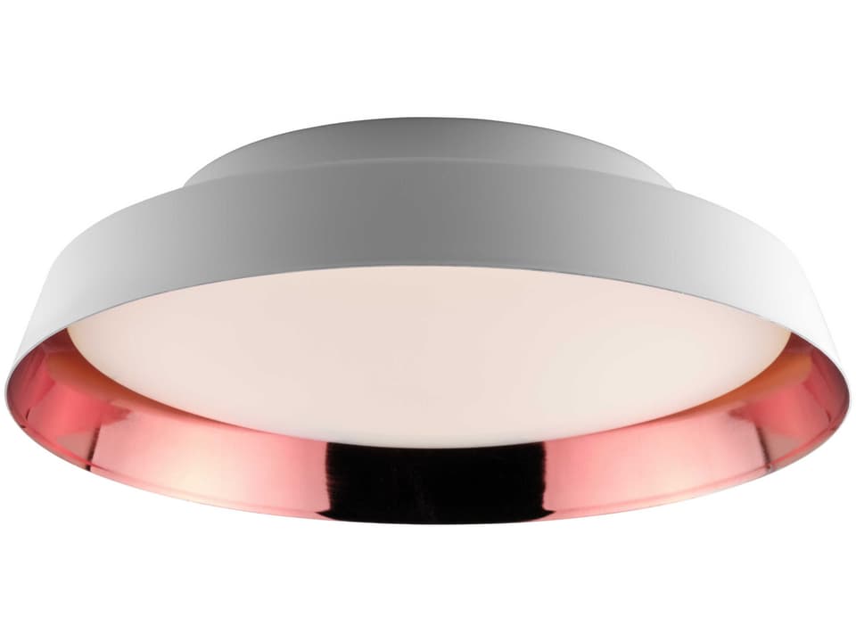 Boop White Terracotta Round Flush Mount