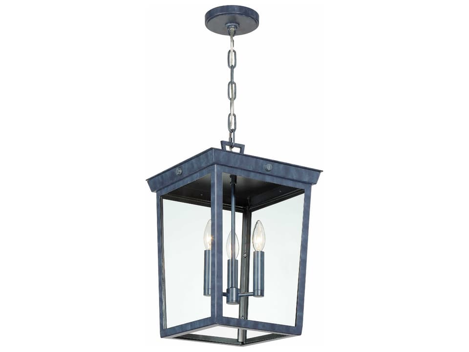 Belmont 3-Light Outdoor Pendant Light in Graphite
