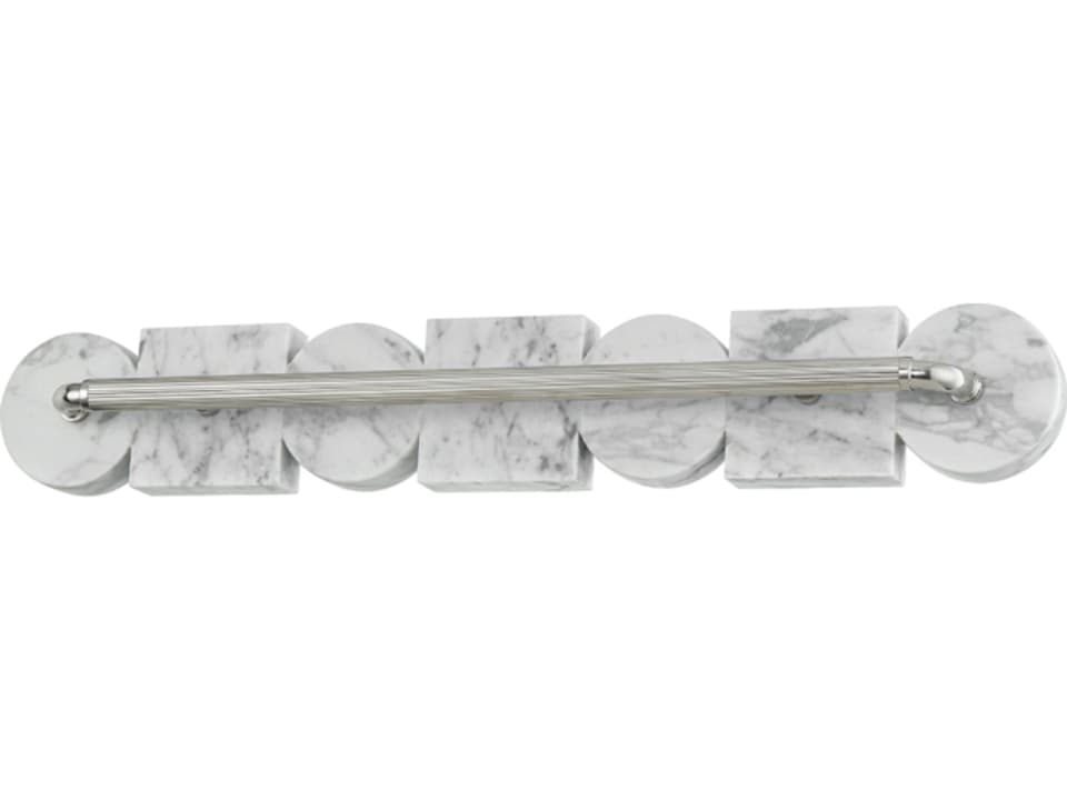 Sena LED Wall Sconce in Burnished Nickel and Marble