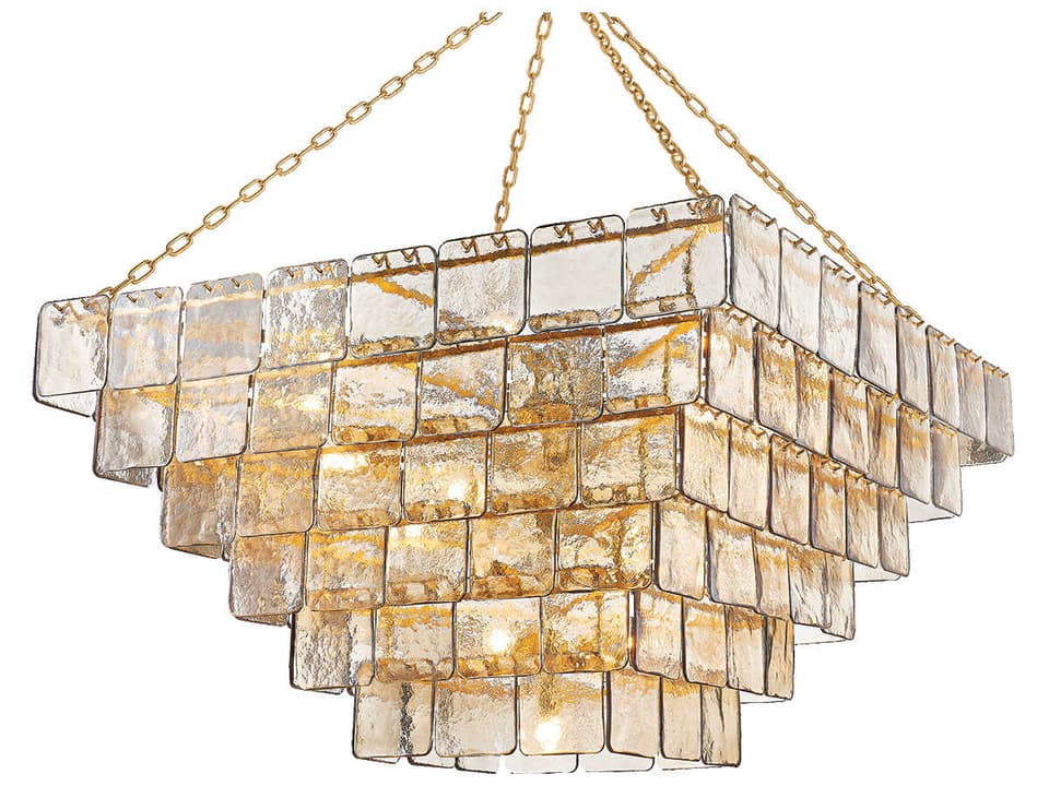 29-Light Regal Chandelier in Vintage Gold Leaf