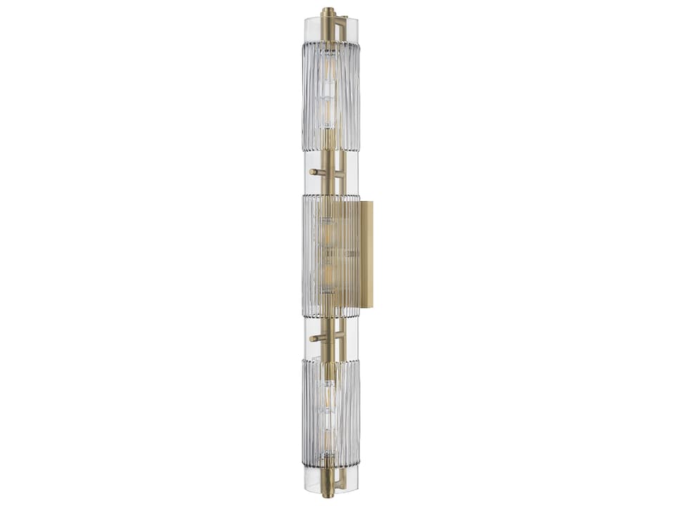 Duoro 6-Light Vintage Brass Vanity Light