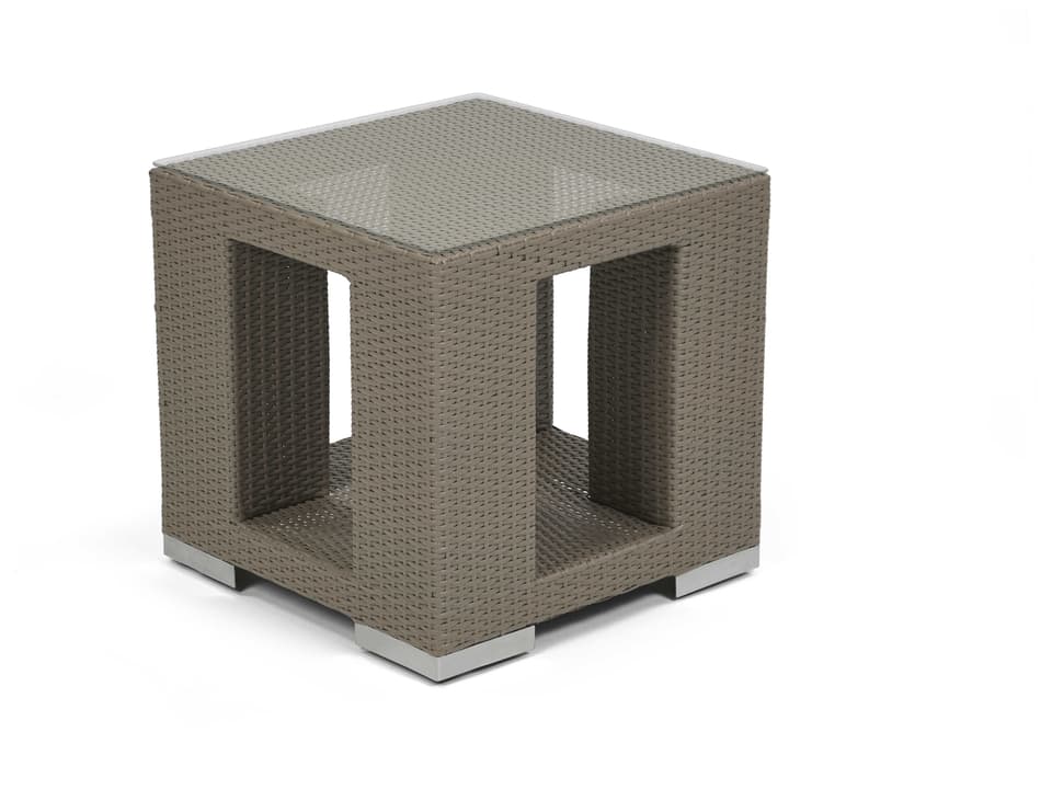 Square Outdoor Patio End Table