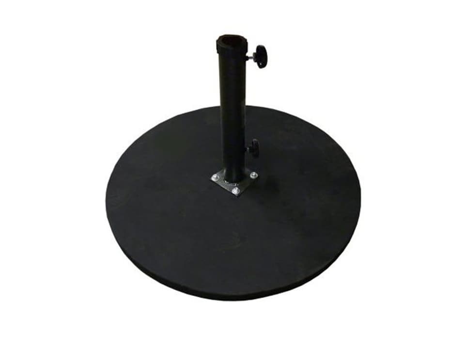 95 Lb Cast Iron Umbrella Base in Black Powder Coat