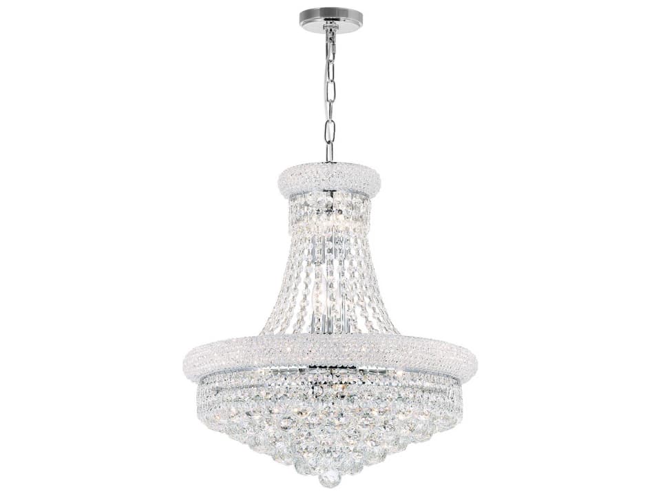 Empire 14-Light Crystal Chandelier in Chrome
