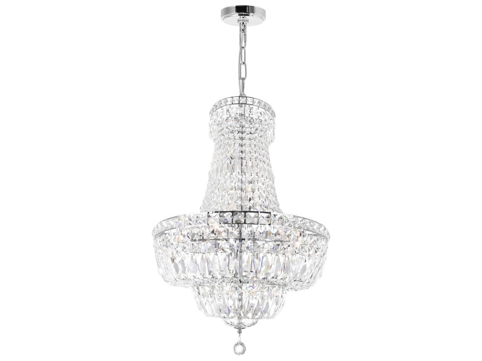 Stefania 20-Light Chrome Traditional Empire Chandelier