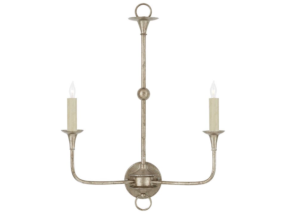Currey and Company Nottaway 2-Light Wall Sconce in Pyrite Bronze