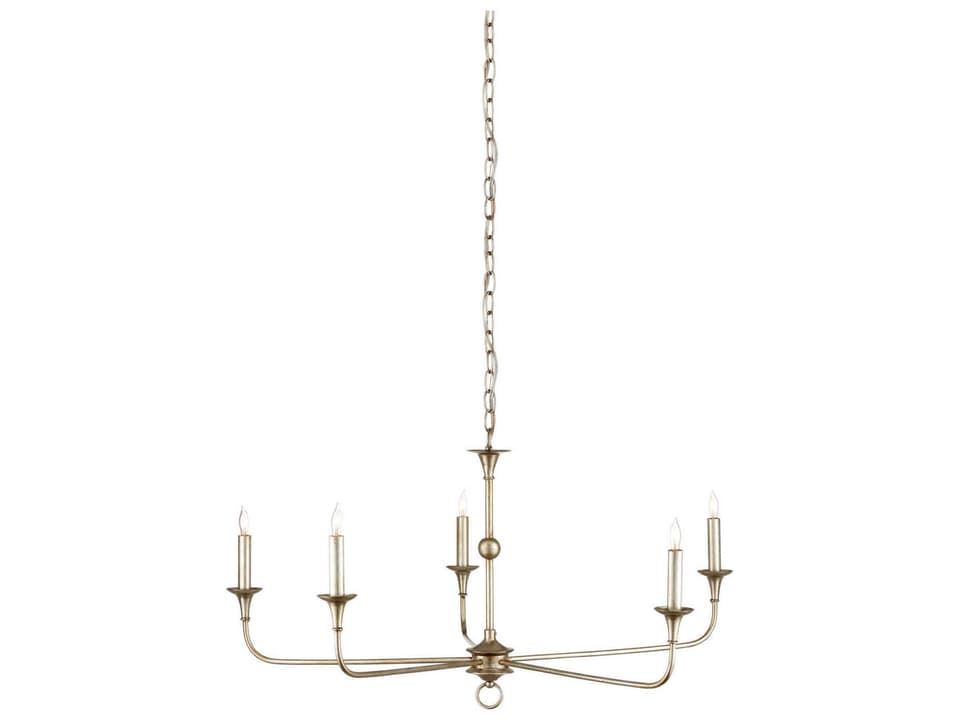 Currey and Company 5-Light Nottaway Chandelier in Champagne