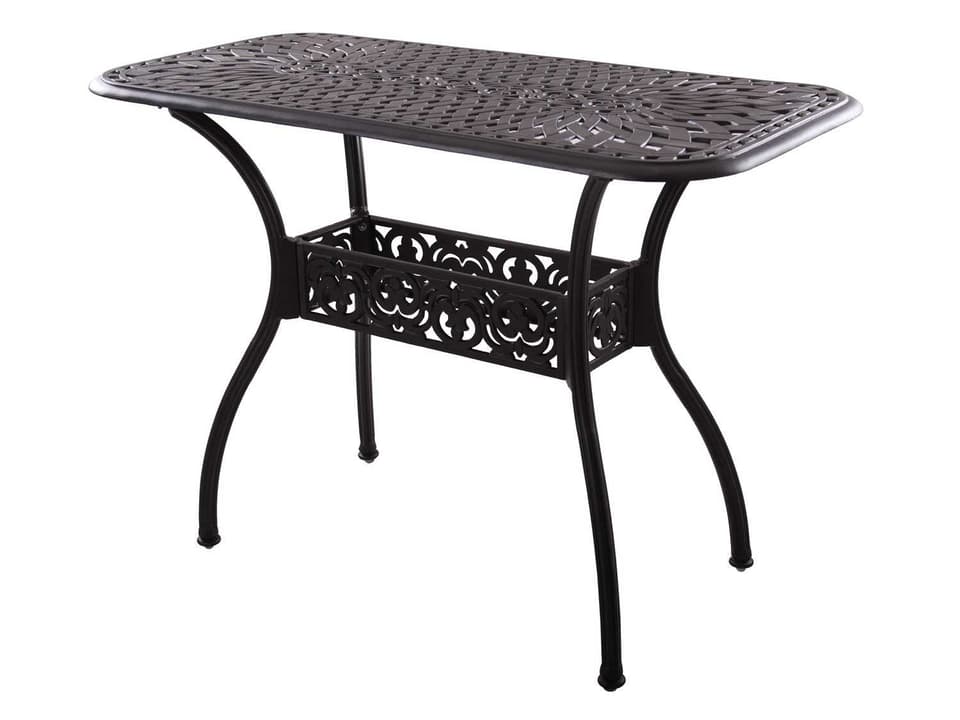 Series 60 Cast Aluminum Rectangular Counter Height Serving Table