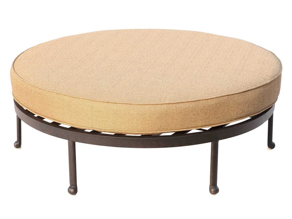 Santa Anita Replacement Round Cocktail Ottoman Cushion