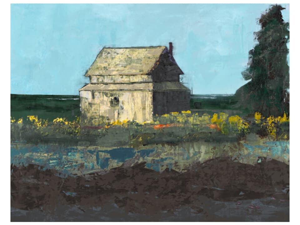 Bungalow by the Beach Wall Art