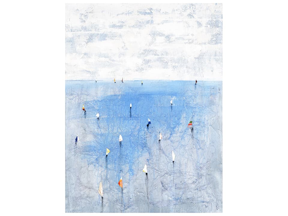 Cancun Life II Hand Embellished Giclee Coastal Wall Art