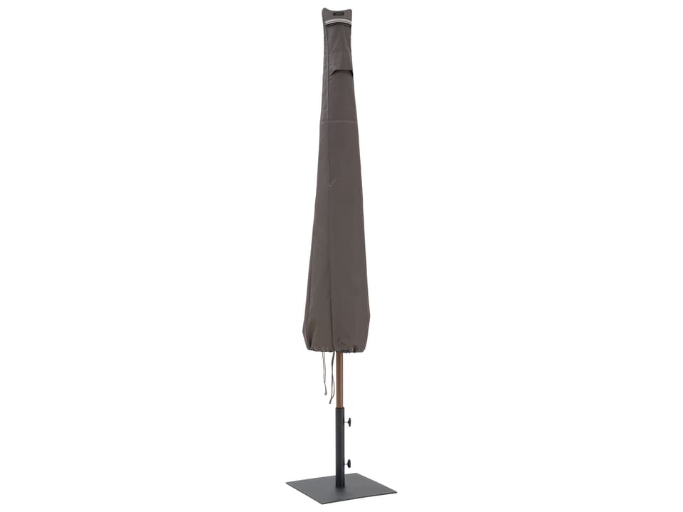 Ravenna Patio Umbrella Cover Dark Taupe Heavy Duty Waterproof