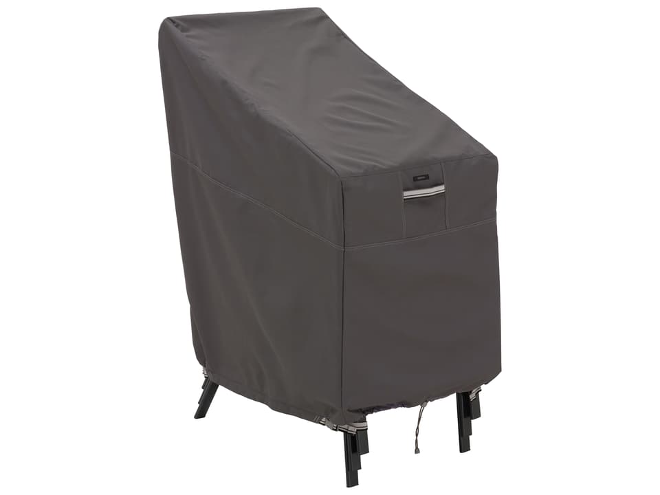 Ravenna Stackable Chair Cover in Dark Taupe