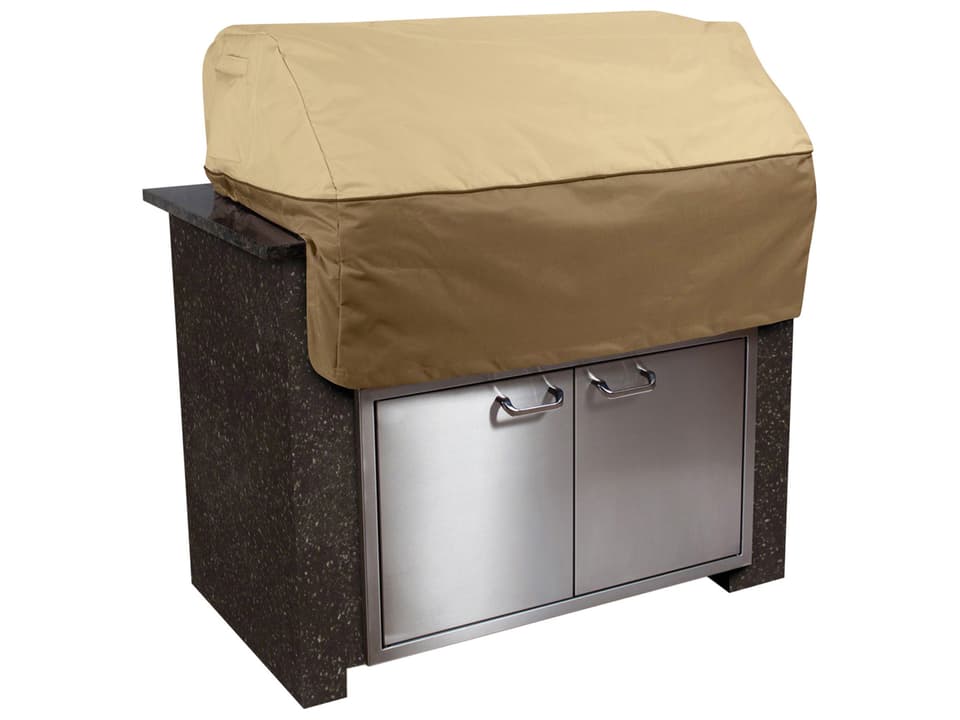 Veranda Pebble XS Built-In Grill Top Cover in Pebble Bark Earth