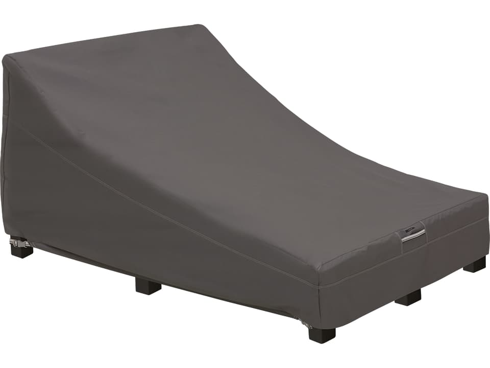 Ravenna Double Wide Chaise Lounge Cover in Dark Taupe