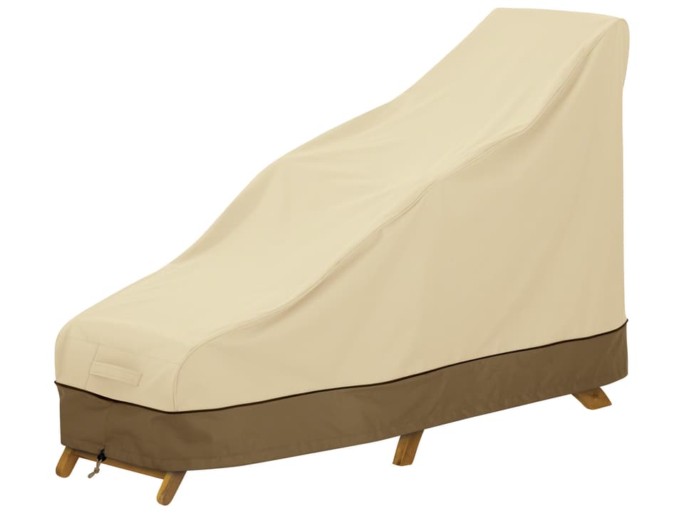 Veranda Pebble 65-Inch Steamer Chaise Deck Chair Cover