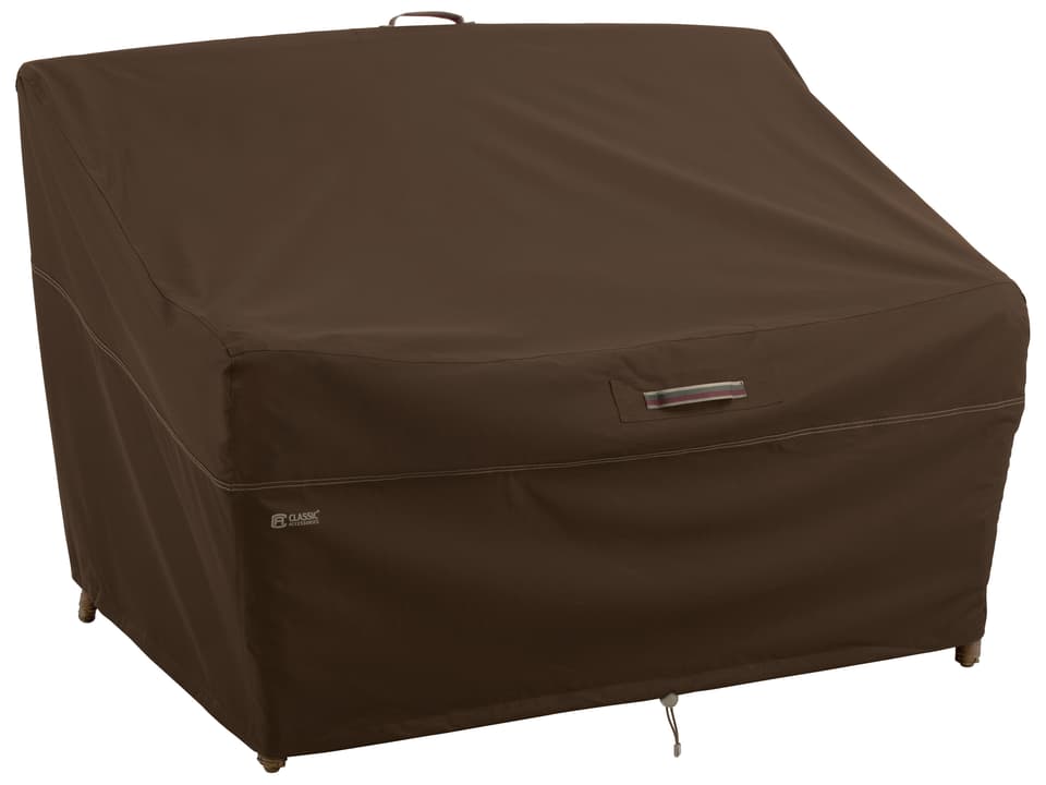 Madrona Dark Cocoa 90 Inch Deep Seated Patio Loveseat Cover