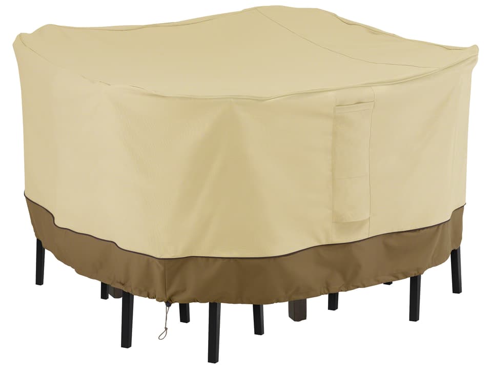 Veranda Pebble Square Bar Height Table and Chair Cover