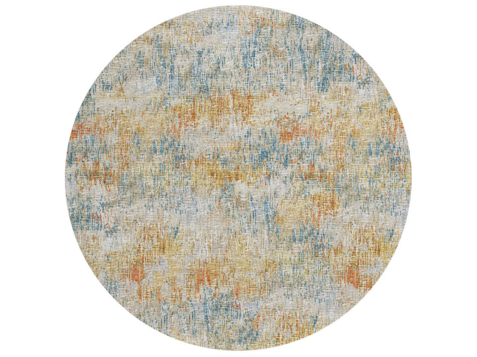 Accord Abstract Area Rug in Gilded Pattern