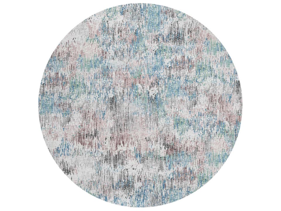 Accord Abstract Multi-Color Round Area Rug