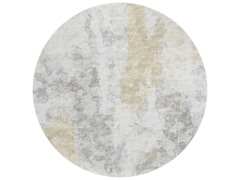 Accord Abstract Moody Round Area Rug
