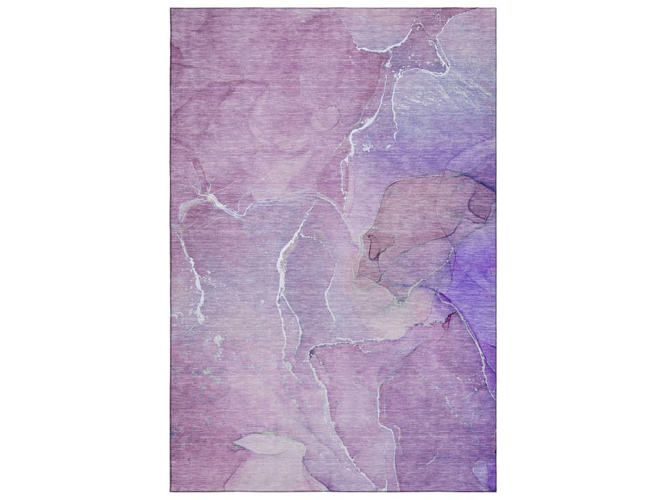 Mayfield Abstract Area Rug in Purple