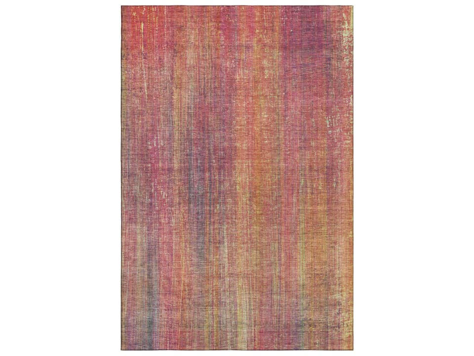 Mayfield Abstract Transitional Area Rug in Red