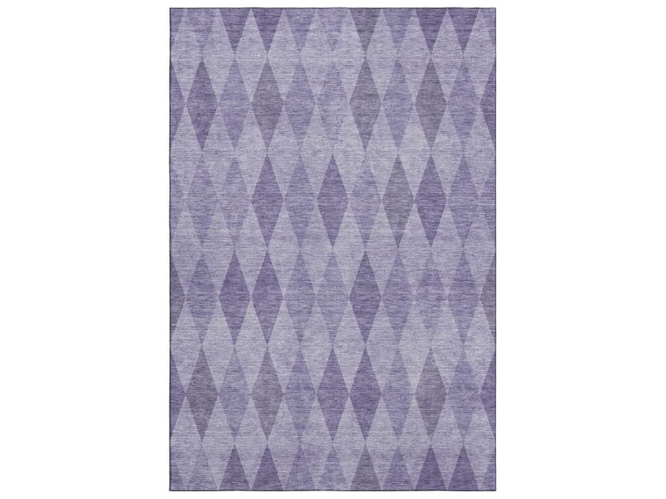 Mayfield Geometric Transitional Area Rug with Plush Microfiber Pile for Indoor Outdoor Use