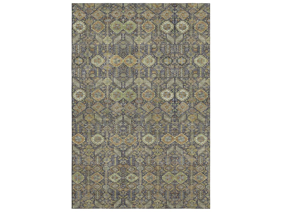 Mayfield Floral Area Rug in Paprika