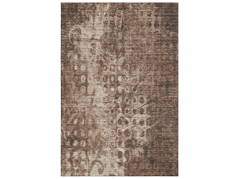 Mayfield Ikat Design Area Rug with Non-Skid Backing
