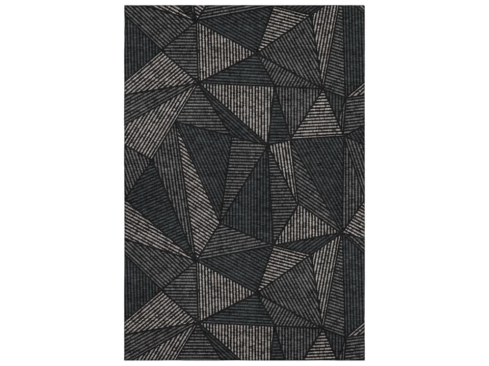 Mayfield Geometric Area Rug with Plush Microfiber Pile