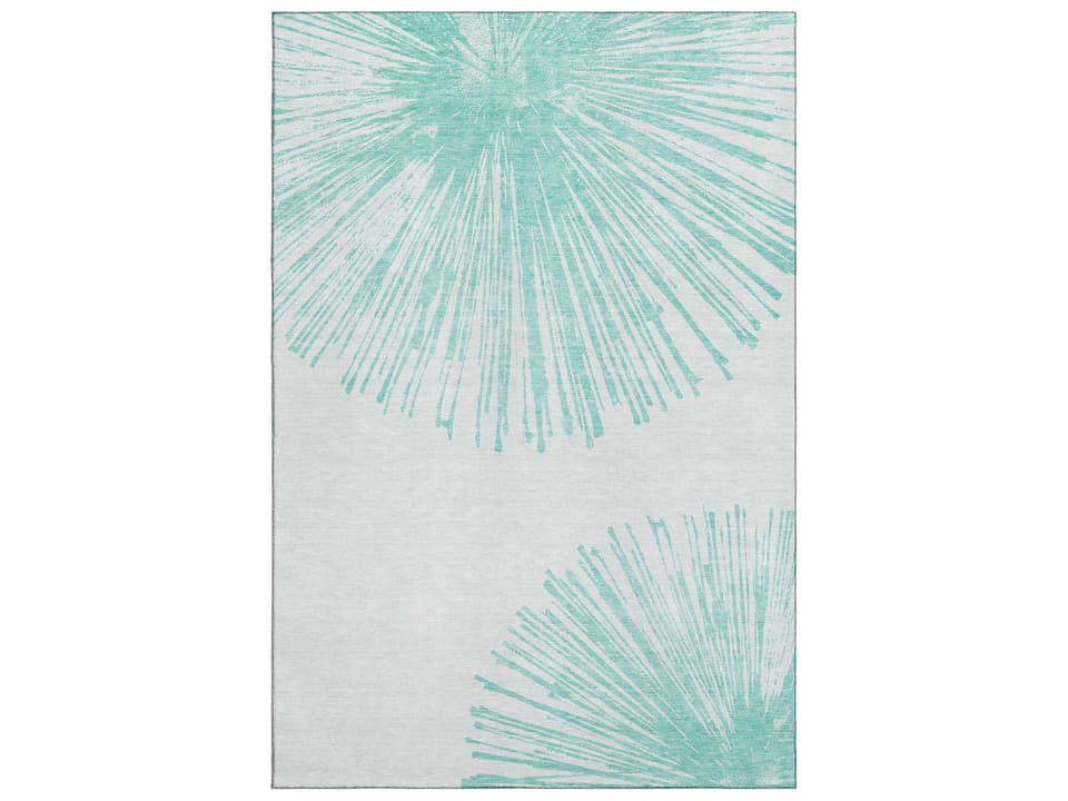 Mayfield Abstract Area Rug with Plush Microfiber Pile