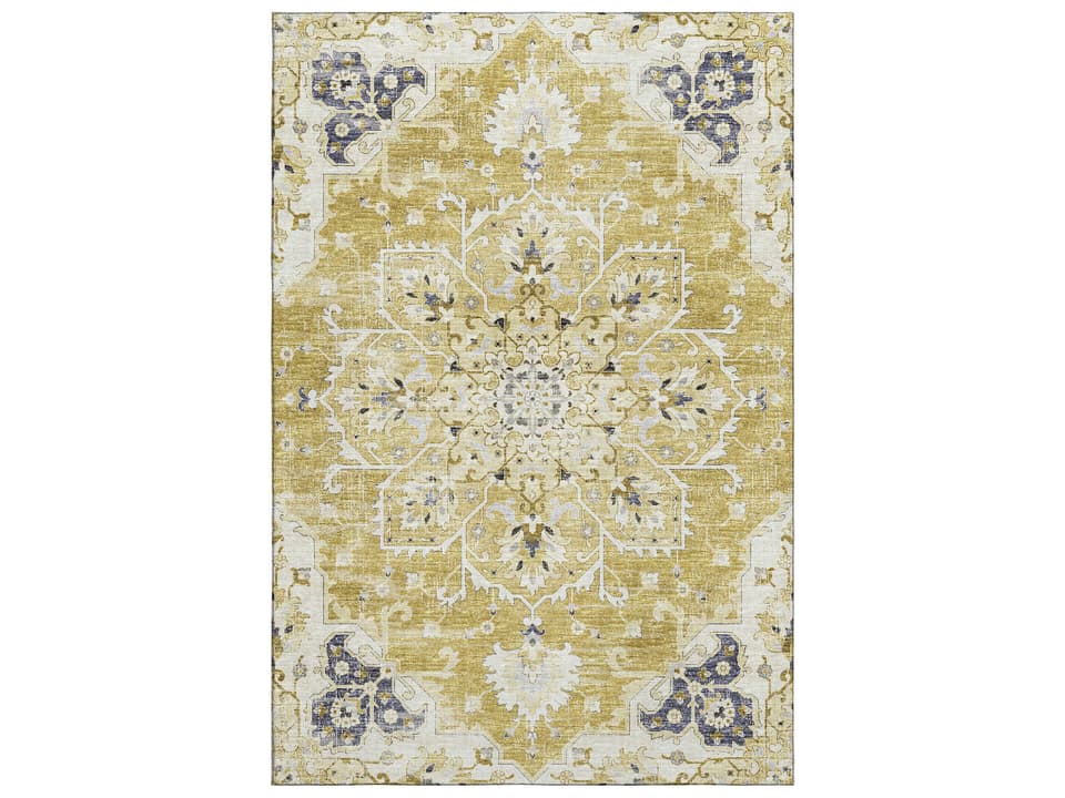 Mayfield Floral Area Rug Machine Made Polyester