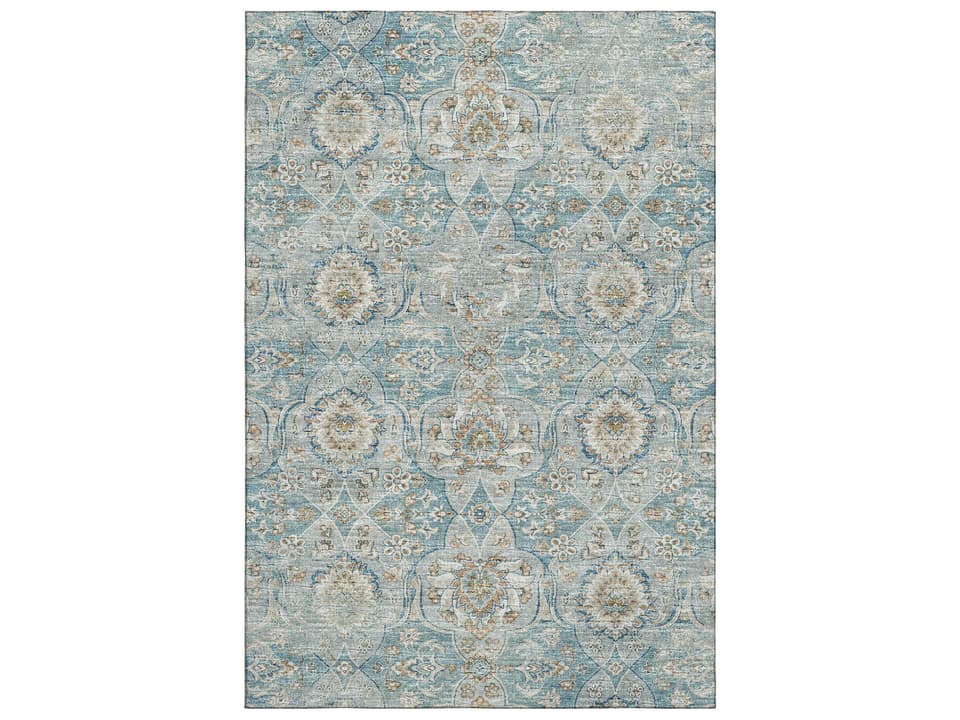 Mayfield Floral Area Rug in Peacock