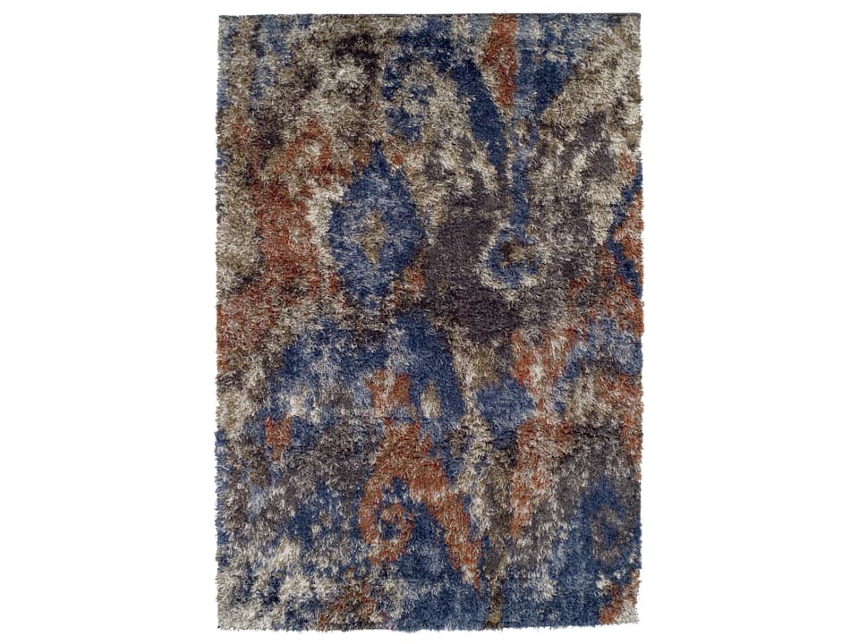 Arturro Multi Shag Area Rug Polyester Polypropylene