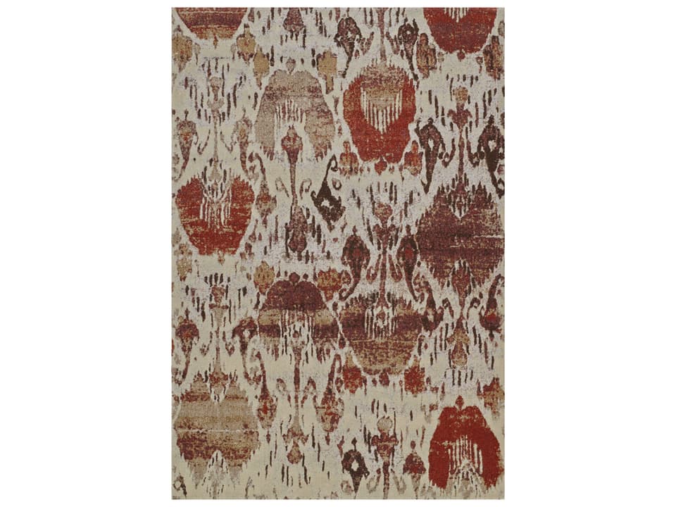Thurston Ikat Area Rug in Spice