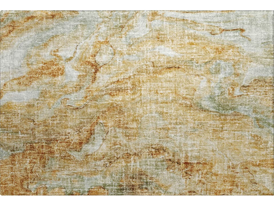 Boca Abstract Machine Washable Shag Area Rug