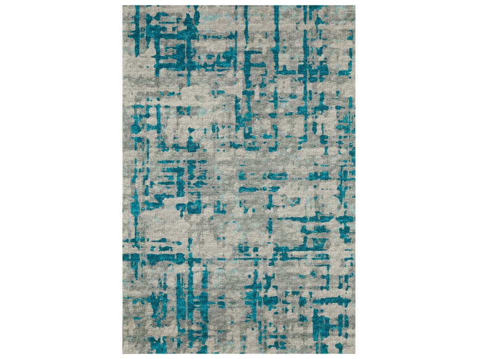 Brisbane Abstract Machine Washable Indoor Outdoor Area Rug