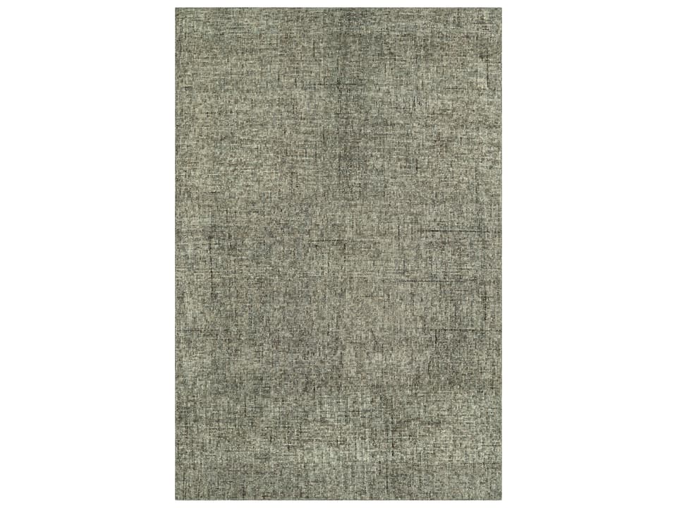 Calisa Hand Tufted Wool Area Rug in Fog Gray