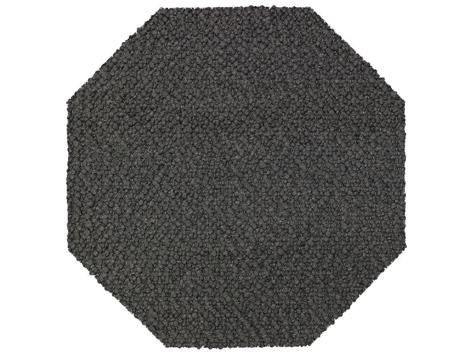 Gorbea Hand-Loomed Wool Area Rug with Chunky Loop Pile