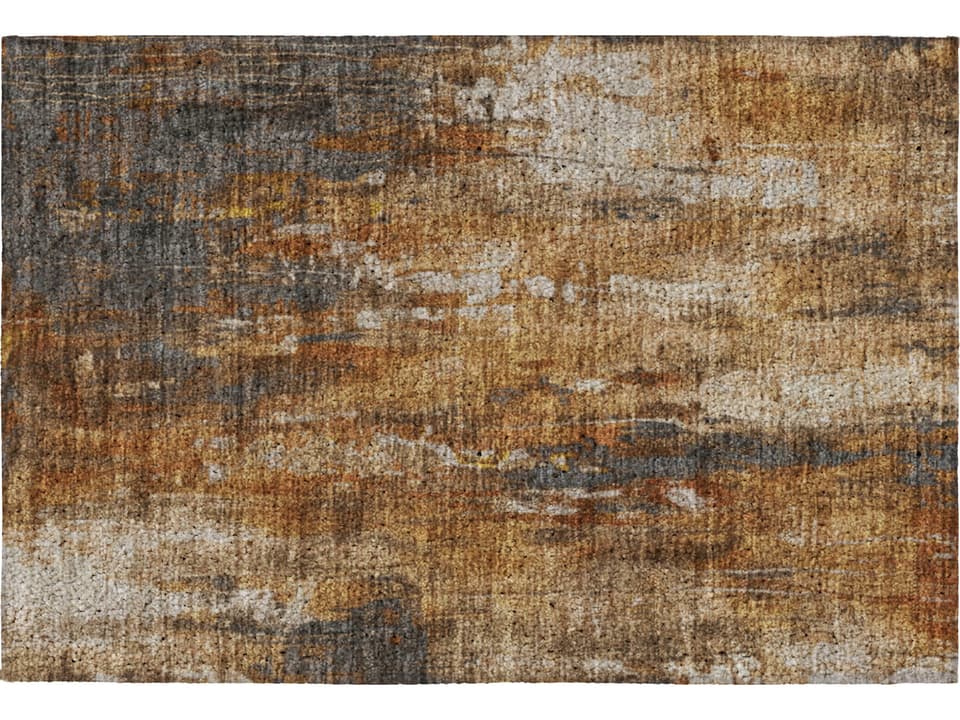 Kochi Abstract Polyester Area Rug with Prismatic Colors
