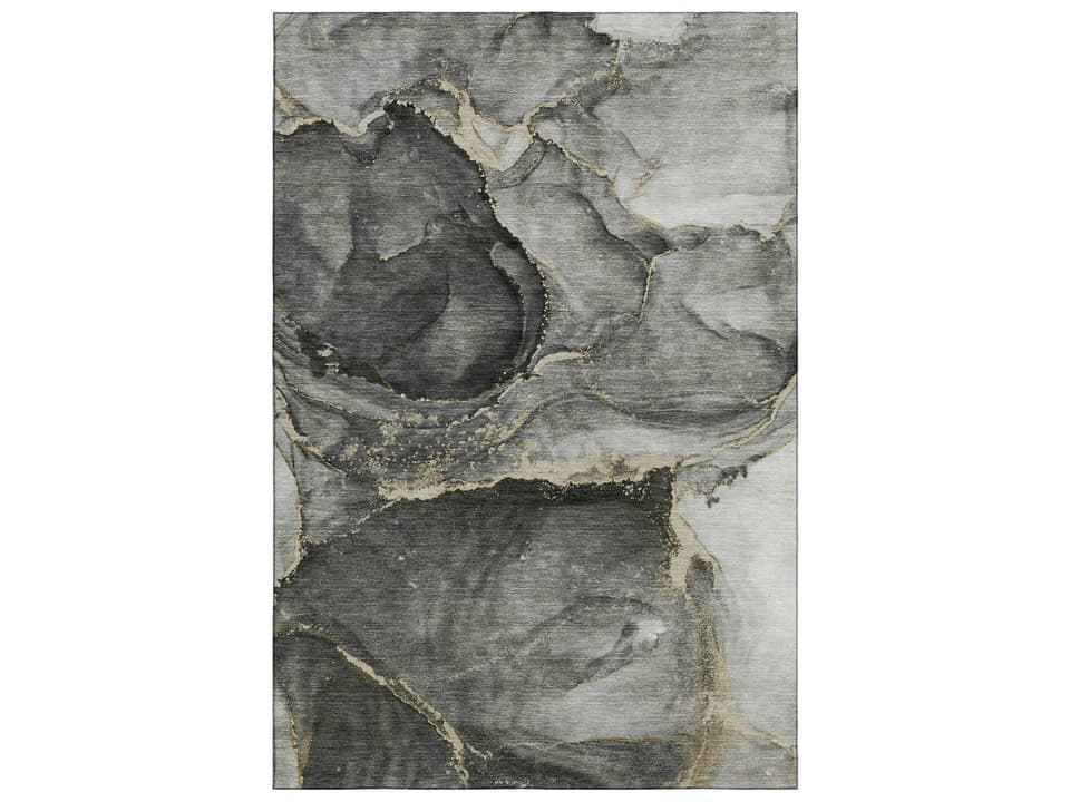 Odyssey Abstract Area Rug Machine Washable Polyester