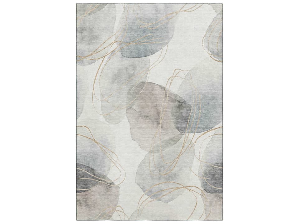 Odyssey OY15 Pearl Machine Washable Modern Area Rug