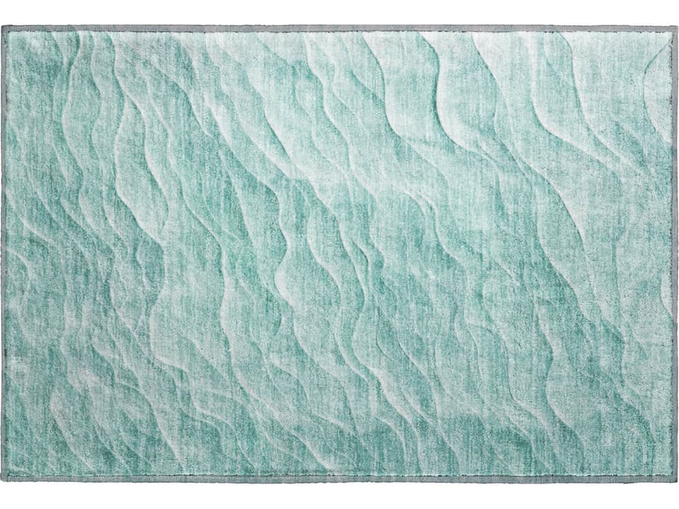 Pacifica Abstract Coastal Machine Washable Area Rug