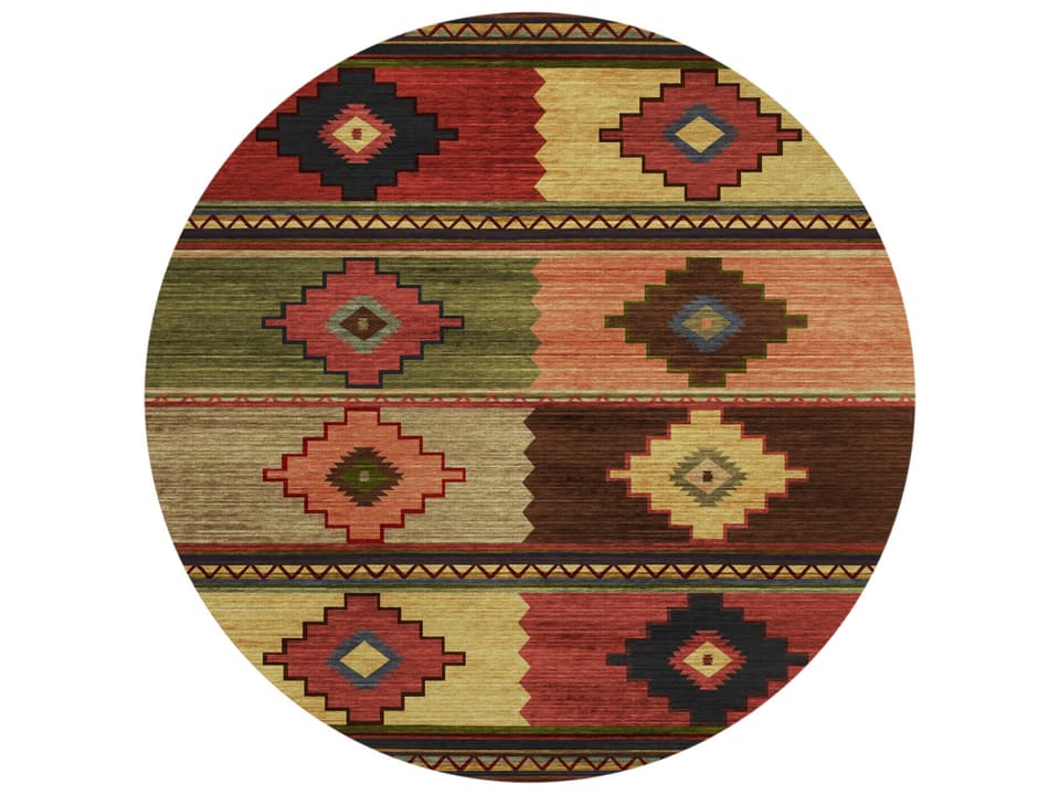 Phoenix Bordered Area Rug