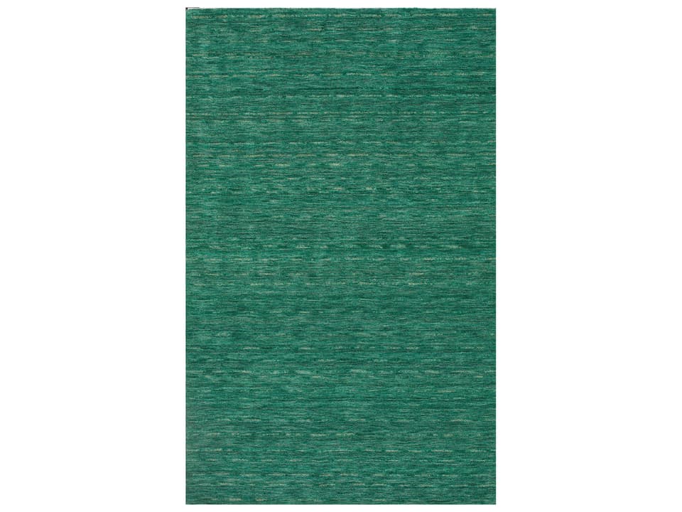 Rafia RF100 Emerald Hand-Loomed Wool Area Rug