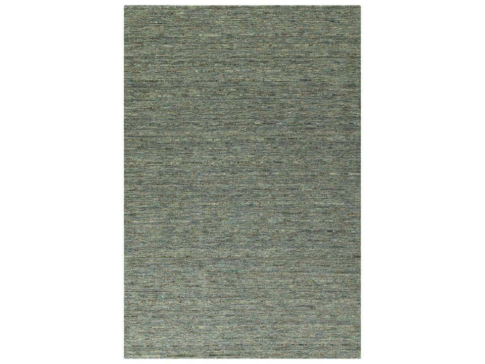 Reya RY7 Hand-Loomed Wool Area Rug in Turquoise