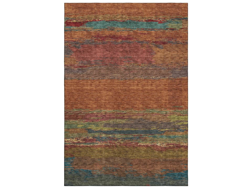 Trevi Abstract Machine Washable Area Rug