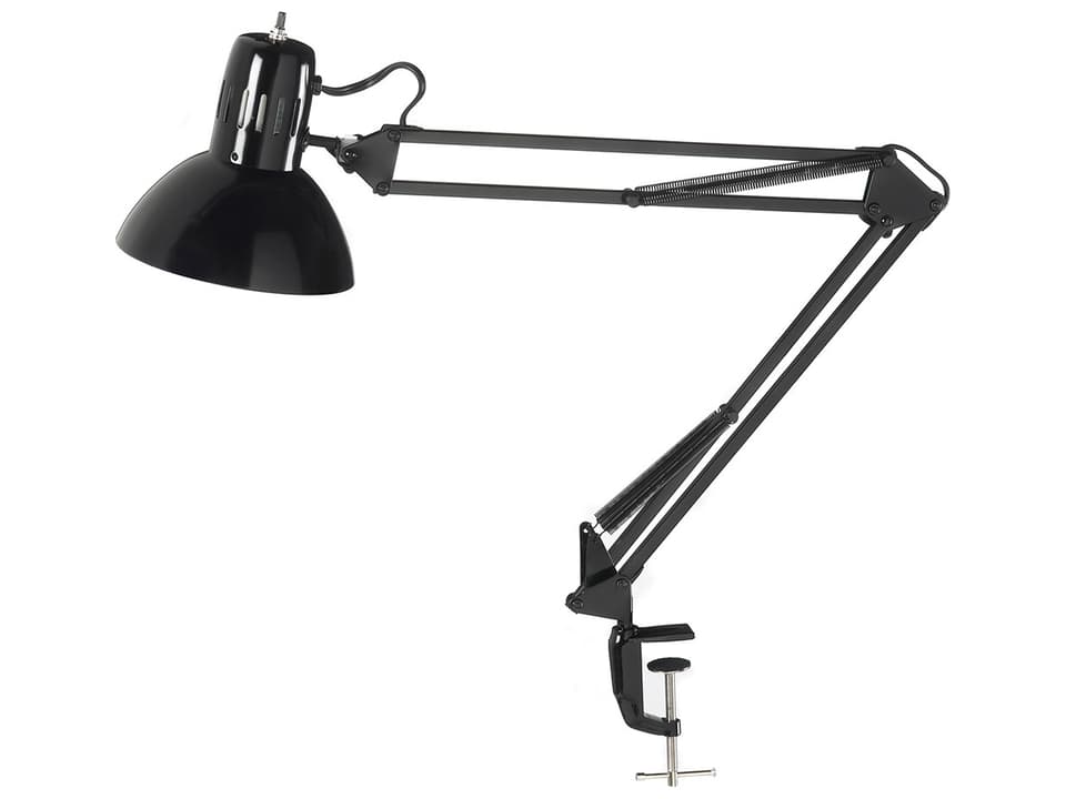 Working Task 1-Light Clamp-On Task Lamp in Black