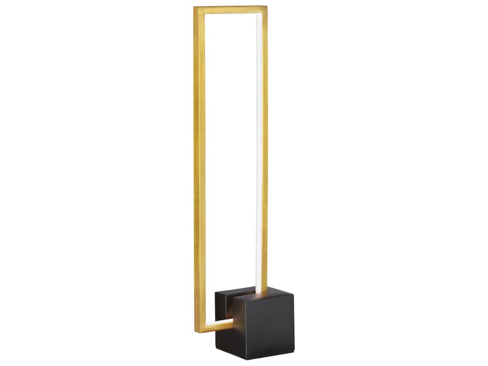 Florence Aged Brass Matte Black Buffet Lamp